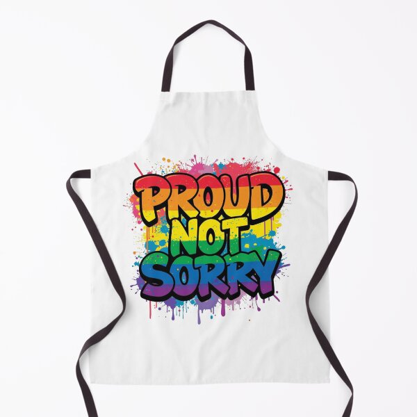 Item preview, Proud Not Sorry – LGBTQ Pride Graffiti Street Art Design designed and sold by EchoPrint Co..
