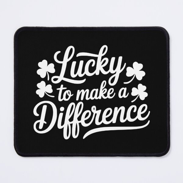 Item preview, Lucky to Make a Difference designed and sold by theartfulaspie.