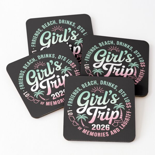 Item preview, Girls Trip 2026 Beach Friends Drinks Vacation designed and sold by HudsonErik.