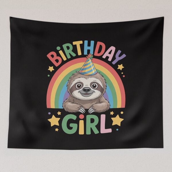 Item preview, Girl Birthday Costume Sloth Lover Kids Birthday Party Outfit designed and sold by DarioRosales.