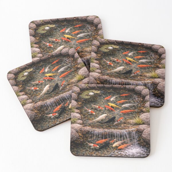 Item preview, Living Water: Koi Pond Dreamscape designed and sold by Fuskiss.
