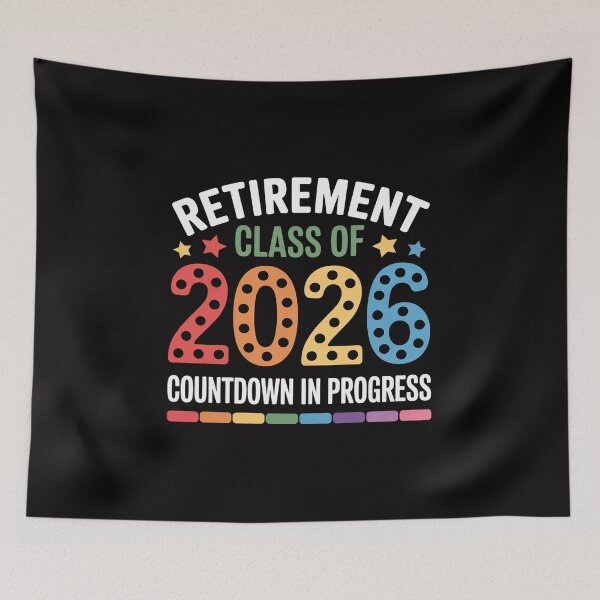 Item preview, Retirement Class of 2026 Countdown in Progress Teacher designed and sold by HermanTricia.