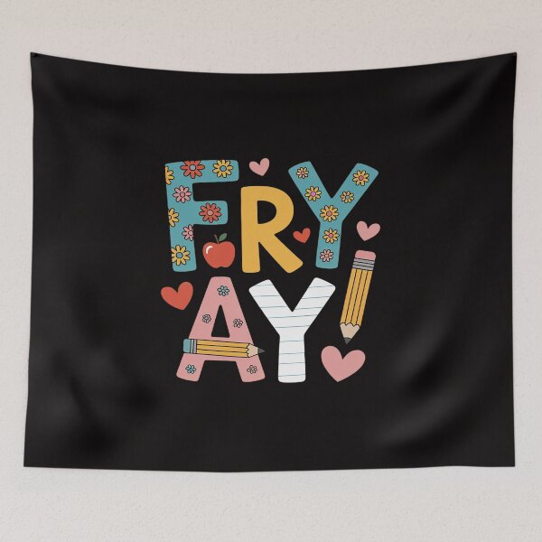 Item preview, Fri-Yay Happy Friday Weekend Teacher Back to School designed and sold by DarioRosales.