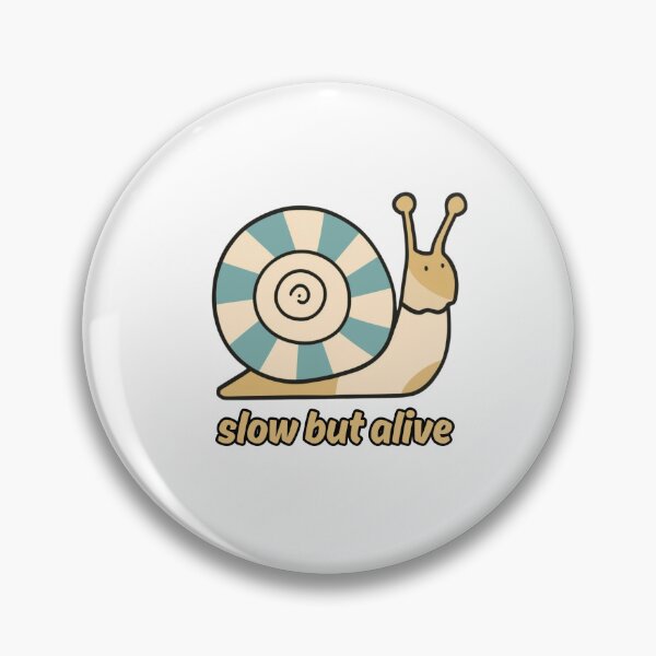 Item preview, snail-slow but alive designed and sold by meesara.