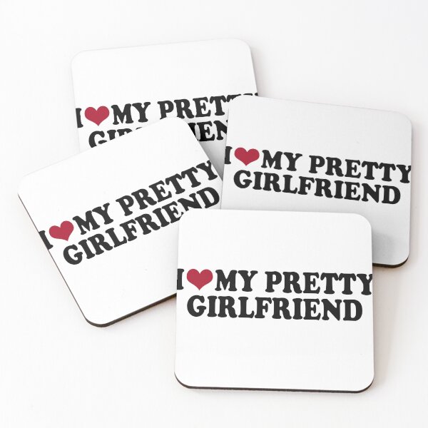 Item preview, I Love My Pretty Girlfriend Cute Relationship designed and sold by Mich Designs.