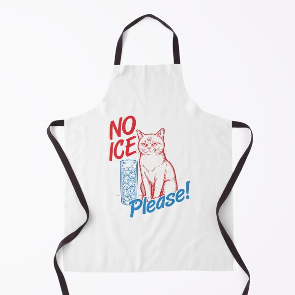 Item preview, No Ice Please! Funny Humor Anti-Ice Drawing Cat designed and sold by first-shirt ⭐ ⭐ ⭐ ⭐ ⭐.