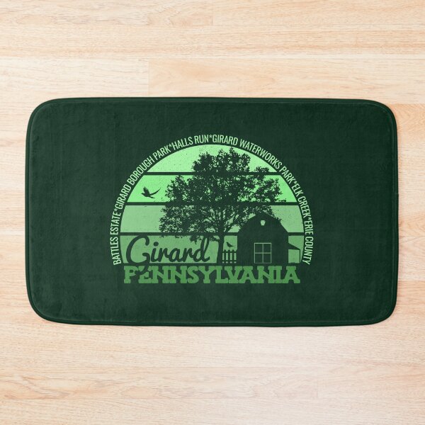 Item preview, Girard Pennsylvania Sunset Retro Vintage Local Pride Logo designed and sold by CRHPOD20.