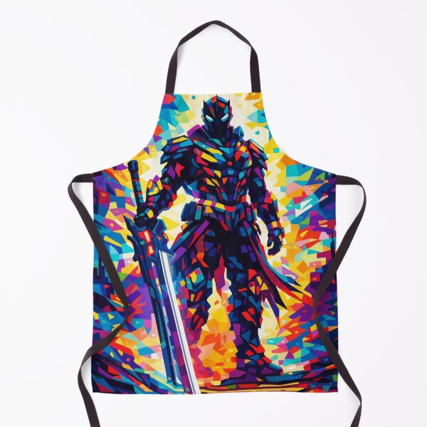 Item preview, The Prismatic Guardian: Geometric Mosaic Knight designed and sold by arfindo-indra.