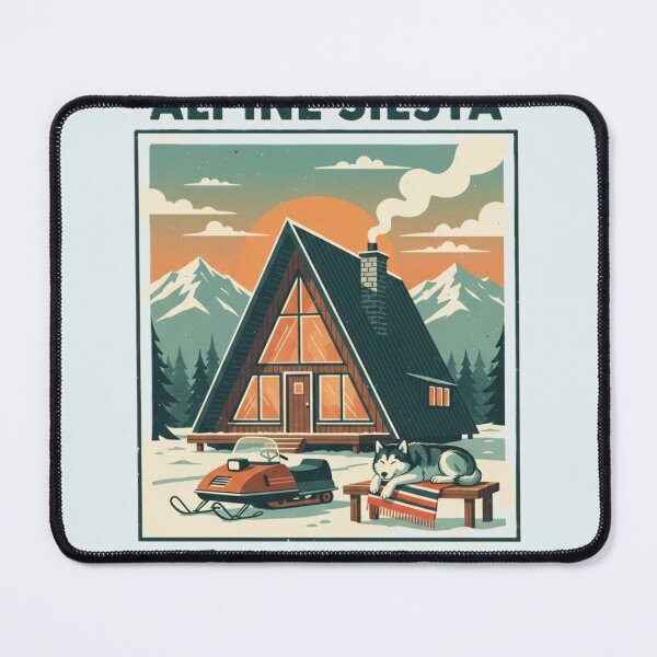Item preview, Alpine Siesta | The A-Frame Dream designed and sold by Fallen Ink.