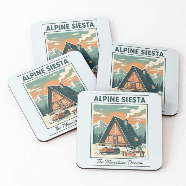 Item preview, Alpine Siesta | The A-Frame Dream designed and sold by Fallen Ink.