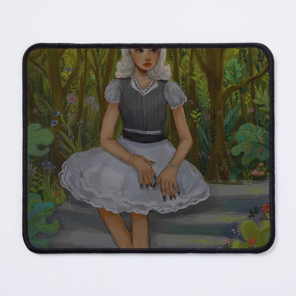 Item preview, Woman in colorful forest designed and sold by HibiscusHeron.