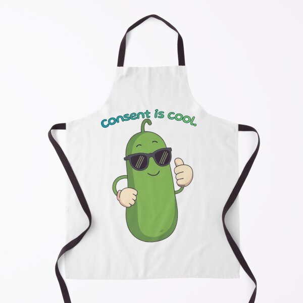 Item preview, Consent is Cool - Cool Cucumber designed and sold by Alt-Art-Digital.