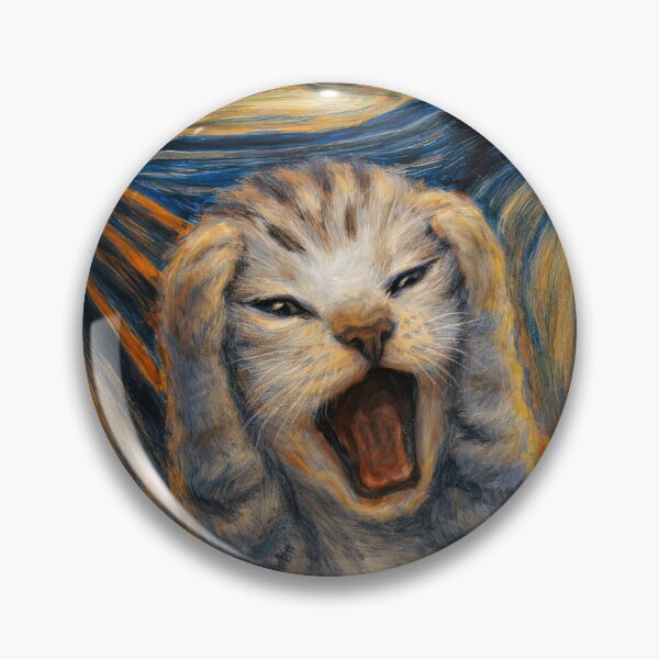 Item preview, The Meow: Classic Art Cat Parody designed and sold by arfindo-indra.