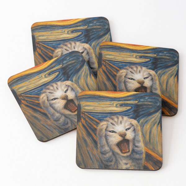 Item preview, The Meow: Classic Art Cat Parody designed and sold by arfindo-indra.