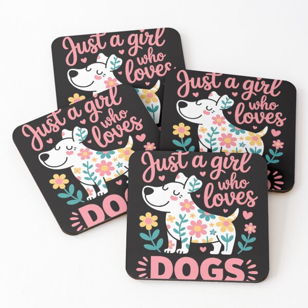 Item preview, Dogs Lover Cute Just A Girl Who Loves Dogs designed and sold by HermanTricia.