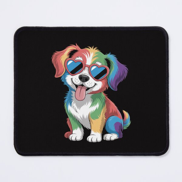 Item preview, Dog Wearing Glasses Heart Puppy Love Dog designed and sold by HermanTricia.