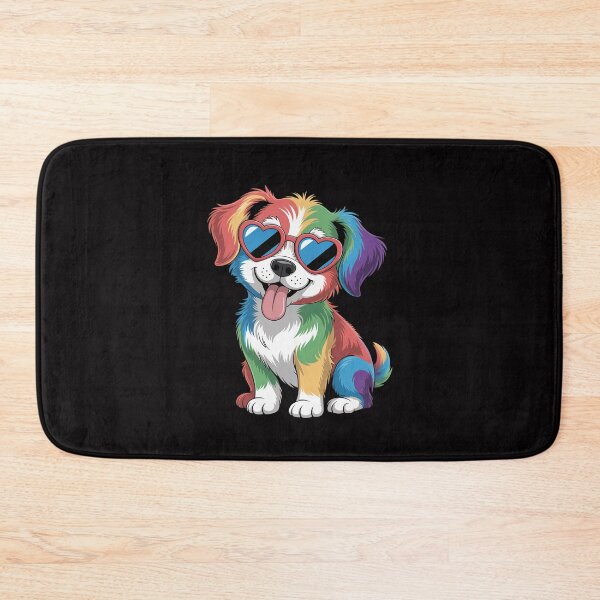 Item preview, Dog Wearing Glasses Heart Puppy Love Dog designed and sold by HermanTricia.