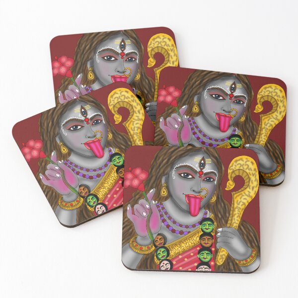 Item preview, Goddess Kali Art – Fierce Divine Feminine Illustration designed and sold by Harshit_Digital_Arts.