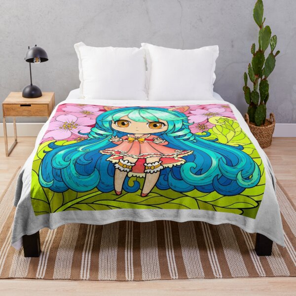 Item preview, Magical Chibi Cat Girl Fantasy designed and sold by Silrom.