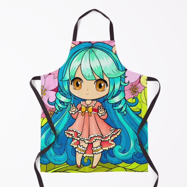 Item preview, Magical Chibi Cat Girl Fantasy designed and sold by Silrom.