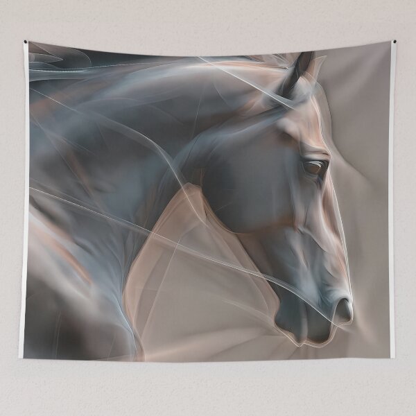 Item preview, Stylized Horse Abstract Artwork (image size 7840x11680) designed and sold by Digital-Davinci.