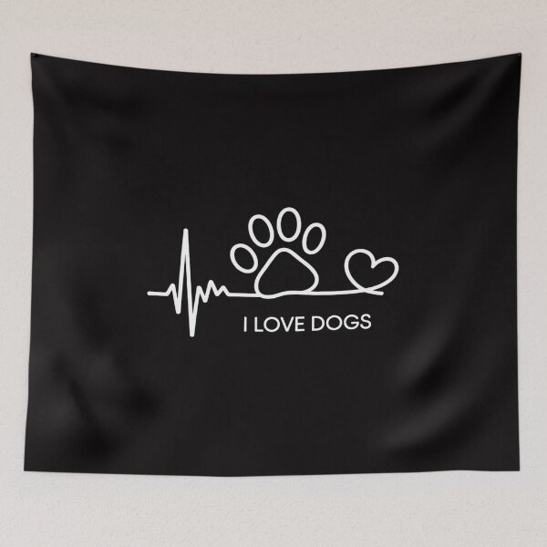 Item preview, Dog Paw Print Heartbeat - Dog Paw Print designed and sold by HermanTricia.