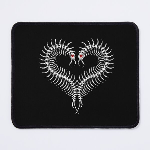 Item preview, Ruffled heart centipede | creepy cute grunge coquette morute designed and sold by RandyHaskins.