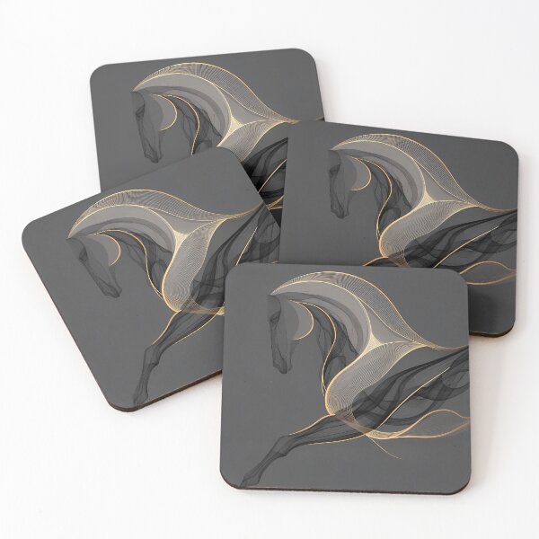 Item preview, Stylized Horse Abstract Artwork (image size 7840x11680) designed and sold by Digital-Davinci.