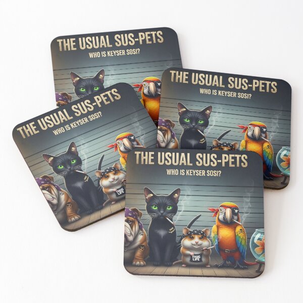 Item preview, Movie Poster Parody: The Usual Sus-Pets designed and sold by MatureProcure.