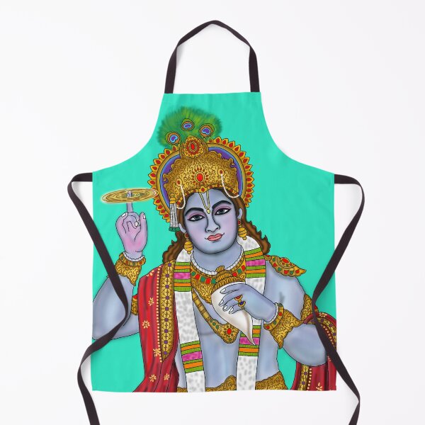 Item preview, Lord Krishna Art – Divine Hindu God Illustration designed and sold by Harshit_Digital_Arts.