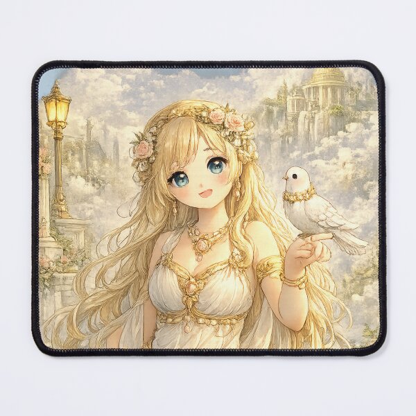 Item preview, Aphrodite Goddess of Love – Kawaii Greek Mythology Illustration designed and sold by Paws-nd-Prints.