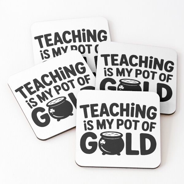 Item preview, Teaching Is My Pot of Gold designed and sold by theartfulaspie.