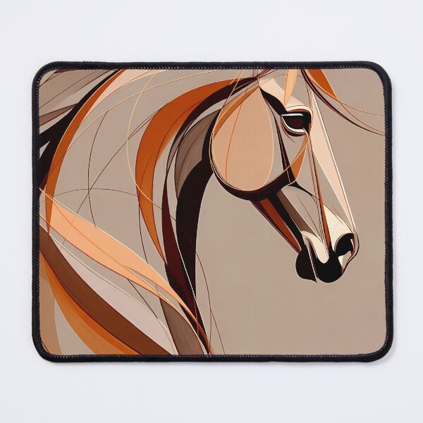 Item preview, Stylized Horse Abstract Artwork (image size 7840x11680) designed and sold by Digital-Davinci.