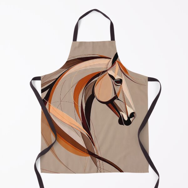 Item preview, Stylized Horse Abstract Artwork (image size 7840x11680) designed and sold by Digital-Davinci.