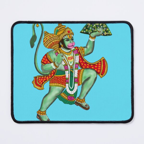 Item preview, Lord Hanuman Art – Powerful Hindu Deity Illustration designed and sold by Harshit_Digital_Arts.
