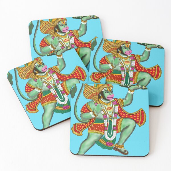 Item preview, Lord Hanuman Art – Powerful Hindu Deity Illustration designed and sold by Harshit_Digital_Arts.