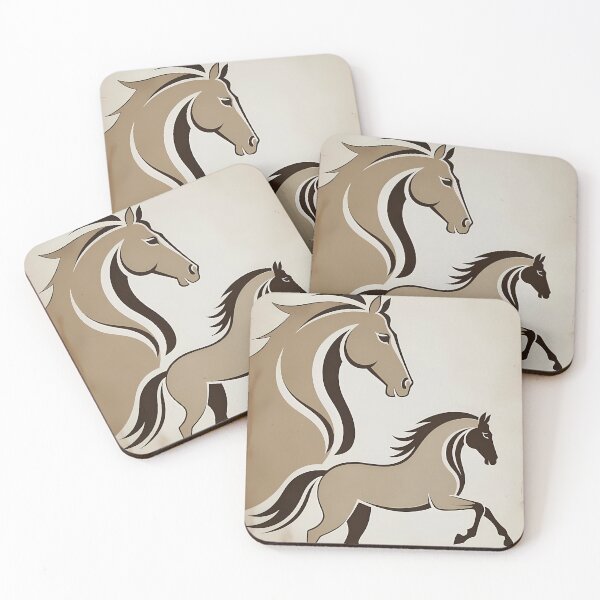 Item preview, Stylized Horse Abstract Artwork (image size 7840x11680) designed and sold by Digital-Davinci.