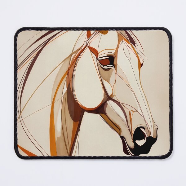 Item preview, Stylized Horse Abstract Artwork (image size 7840x11680) designed and sold by Digital-Davinci.