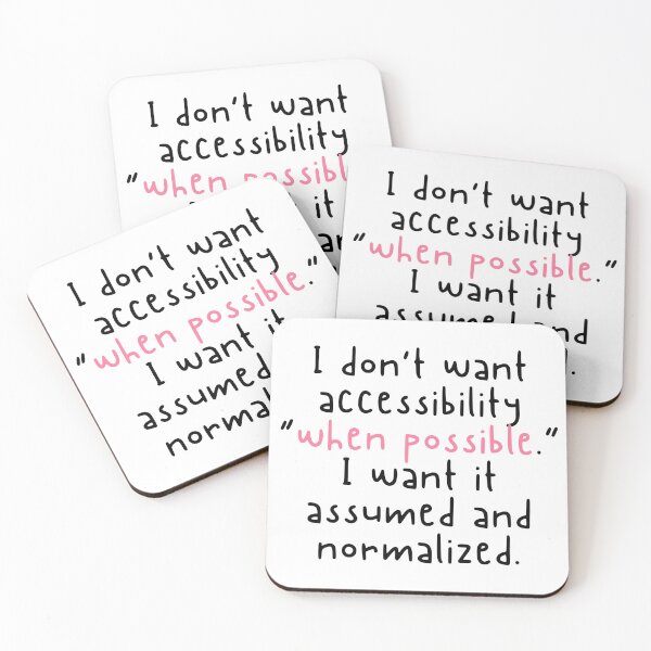 Item preview, Accessibility Always designed and sold by disableddaydreamer .