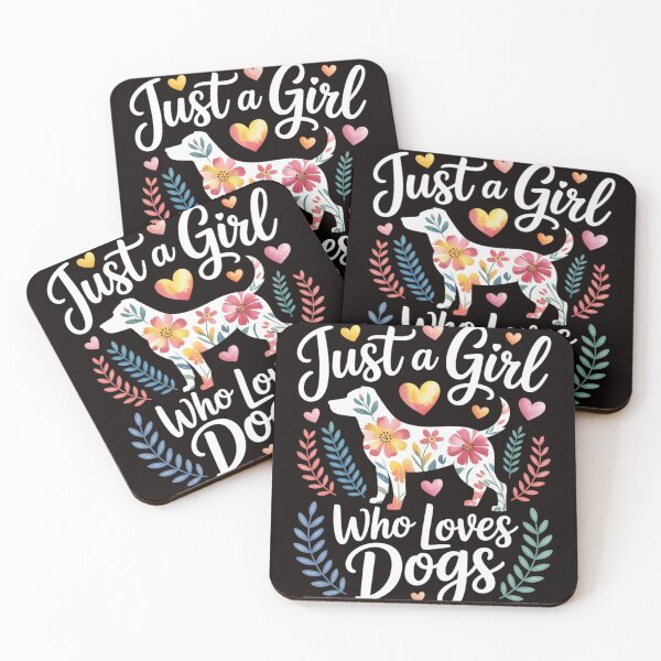 Item preview, Dog Cute Just A Girl Who Loves Dogs designed and sold by cherylbartlett.
