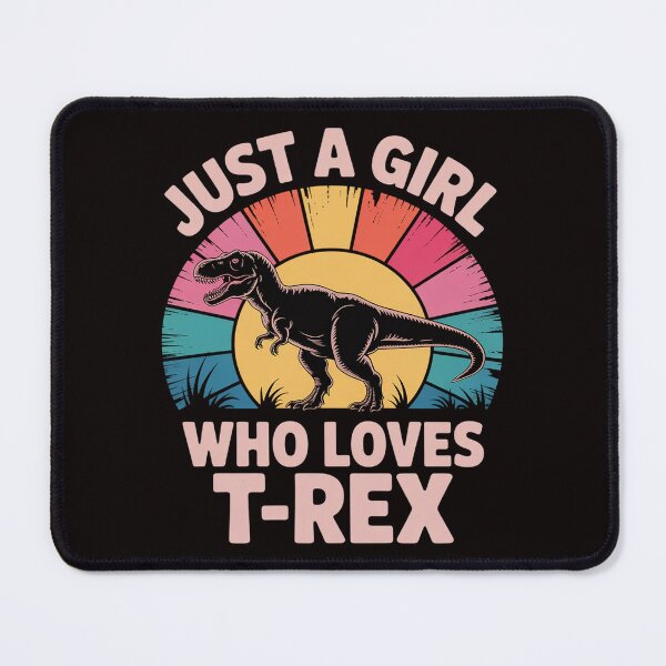 Item preview, Dinosaur Just A Girl Who Loves T-Rex designed and sold by cherylbartlett.