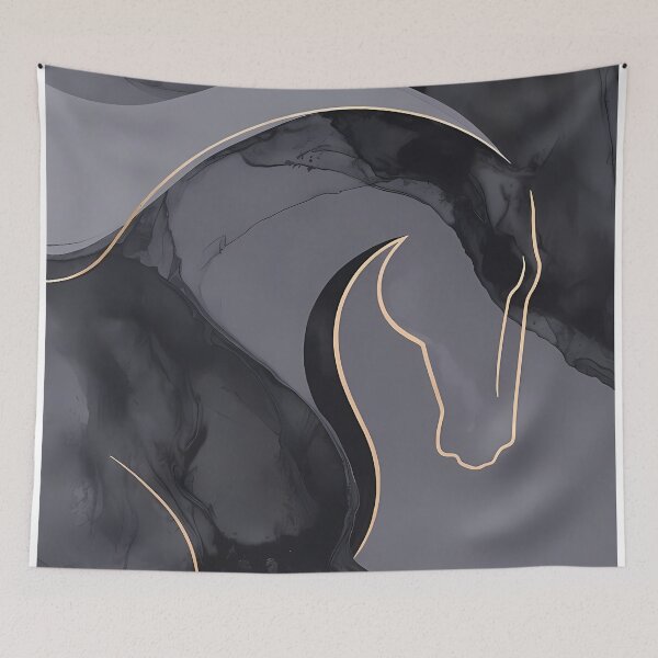 Item preview, Stylized Horse Abstract Artwork (image size 7840x11680) designed and sold by Digital-Davinci.