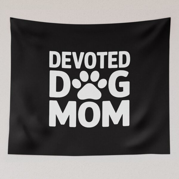 Item preview, Devoted Dog Mom Snowy Cute paw Print Women's Girls Love Dogs designed and sold by gerardostokes.