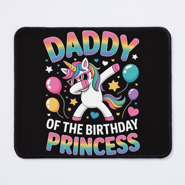 Item preview, Daddy of the Birthday Princess Girl Dabbing Unicorn Daddy designed and sold by gerardostokes.