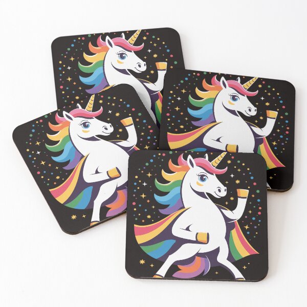 Item preview, Dabbing Unicorn Rainbow Girls Kids Women designed and sold by cherylbartlett.