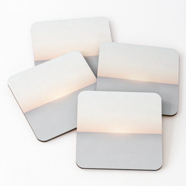Item preview, Horizon Glow – Minimalist Sunrise Gradient over Abstract Sea designed and sold by Cristhian Almanza.