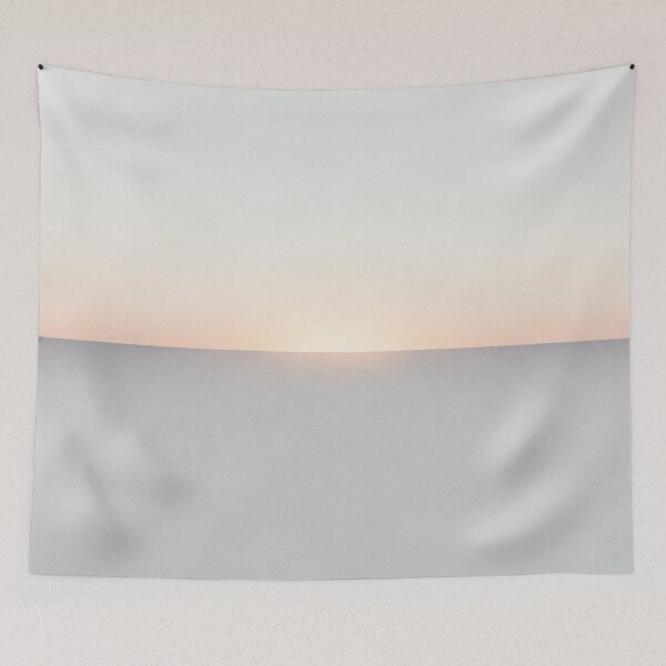 Item preview, Horizon Glow – Minimalist Sunrise Gradient over Abstract Sea designed and sold by Cristhian Almanza.