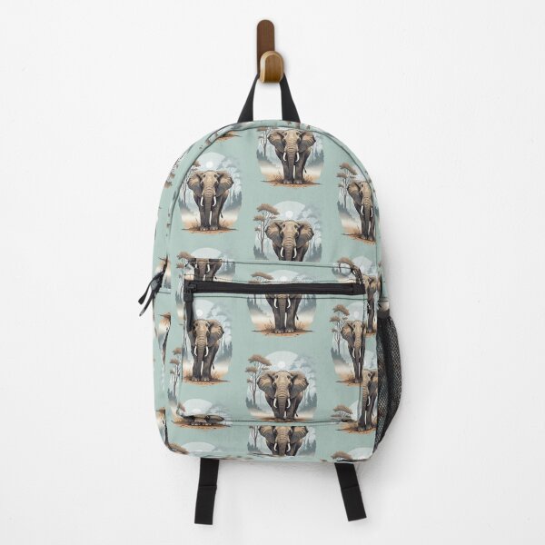 Item preview, Majestic Elephant in the Savannah – Wildlife Illustration designed and sold by soletstudio.