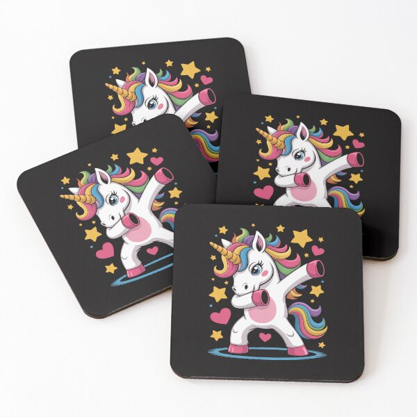 Item preview, Dabbing Unicorn Girls Kids Women Rainbow Unicorns designed and sold by gerardostokes.