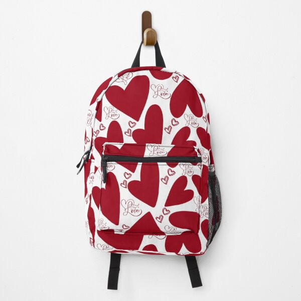 Item preview, Red Heart and Love Seamless Pattern designed and sold by shazdesign24.